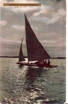 Postcard #77  Moonlight on Lake Michigan